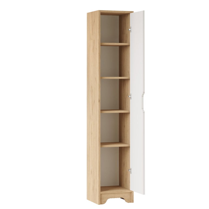 Hanah Home Armario Multiusos LIB3-SW Roble y Blanco Hanah Home Armario Multiusos LIB3-SW Roble y Blanco